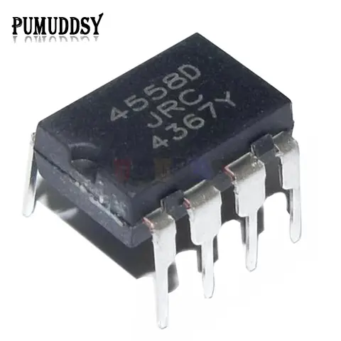 10PCS JRC4558 DIP IC PUMUDDSY