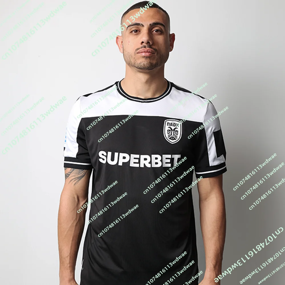 New 2026 Summer PAOK Jersey Greece Football 3D Printed Leisure Men's T-Shirt KID  Sports Family Boys Fans Footy Jerseys