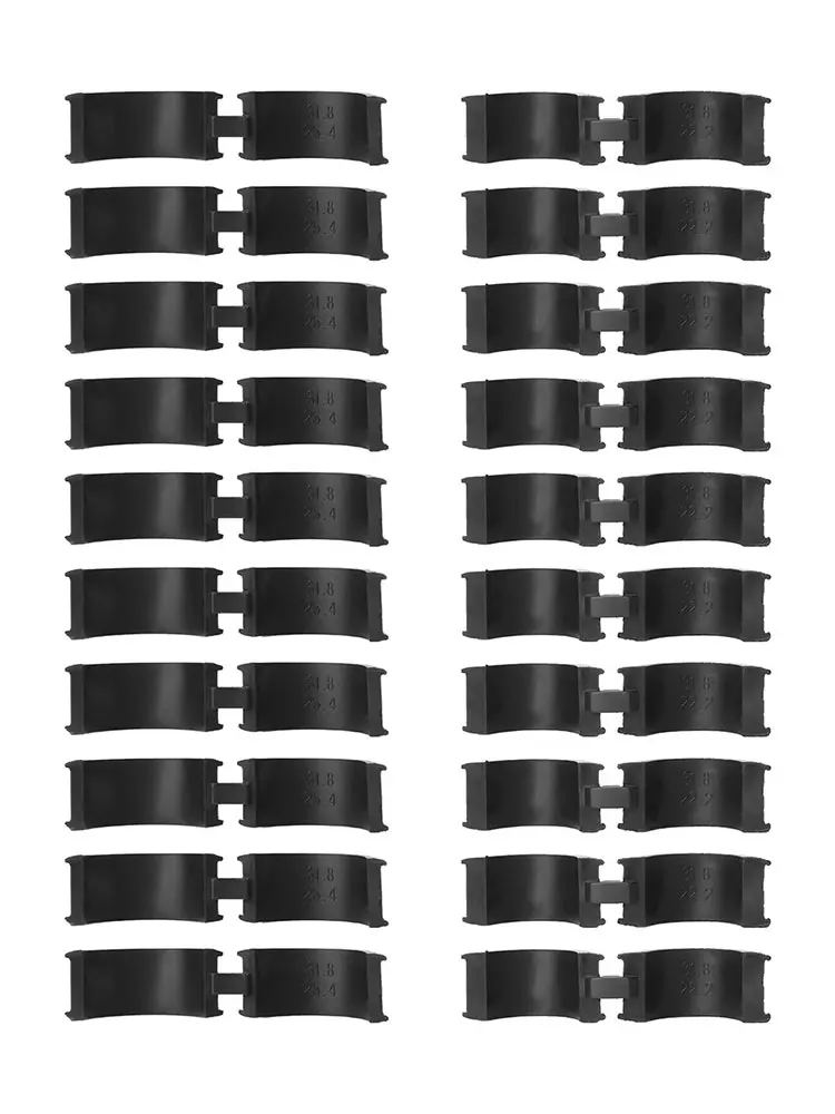 20pcs Bicycle Handlebar Rubber Gasket Fits 22.2/25.4 To 31.8 Mm Bike Handlebar Spacer Cycling Accessories