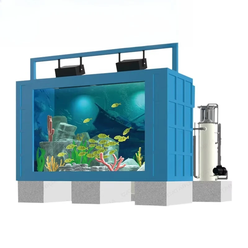 500L Heavy Duty Marine Grade Aquarium Tank Self Cleaning Function and Advanced Filtration for Pond Filter System