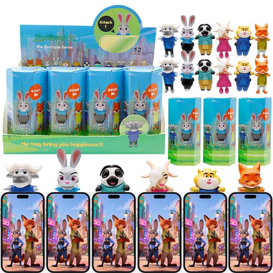 

Лидер продаж, серия Crazy Zootopia, слепая коробка, аниме-фигурки, украшения, куклы, фанаты, детский подарок на Рождество и день рождения