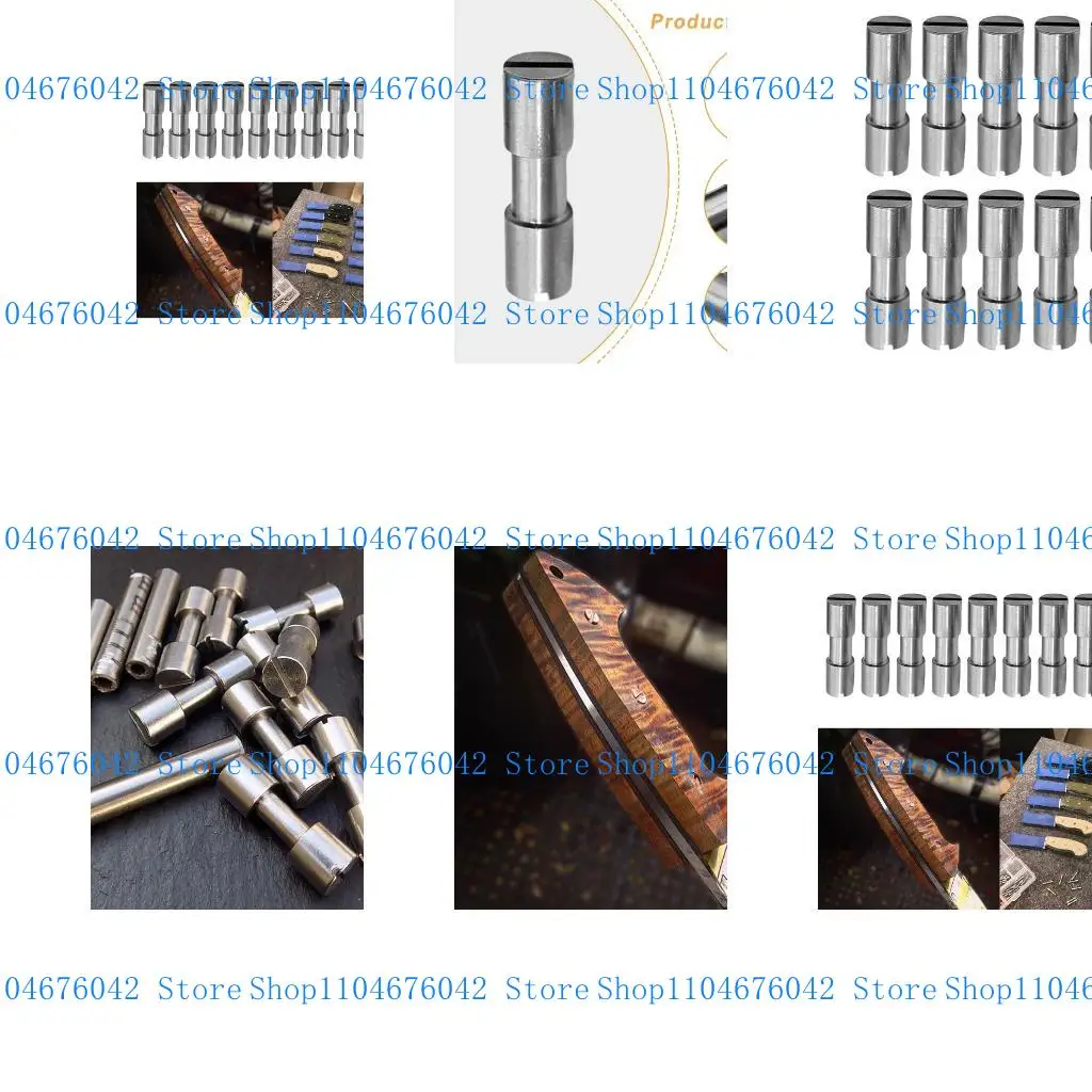 Stainless Steel Bracket Bolt Fasteners Shank Rivets 10Pcs Cutter Handle Corby Bolts for Improve Grips Countersunk Head
