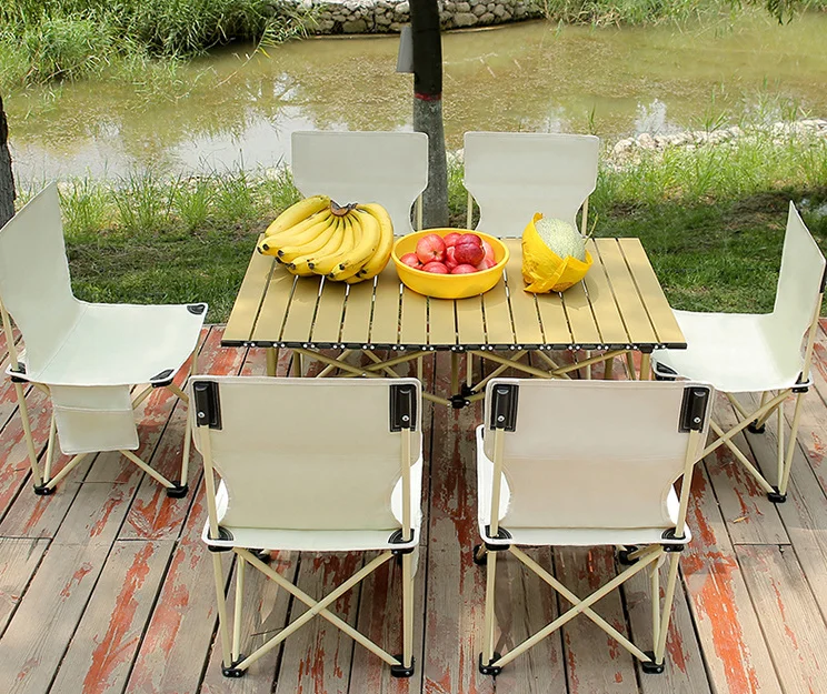 Wholesale Table and Chair Set Long Table BBQ Portable Camping Picnic Outdoor Folding Table