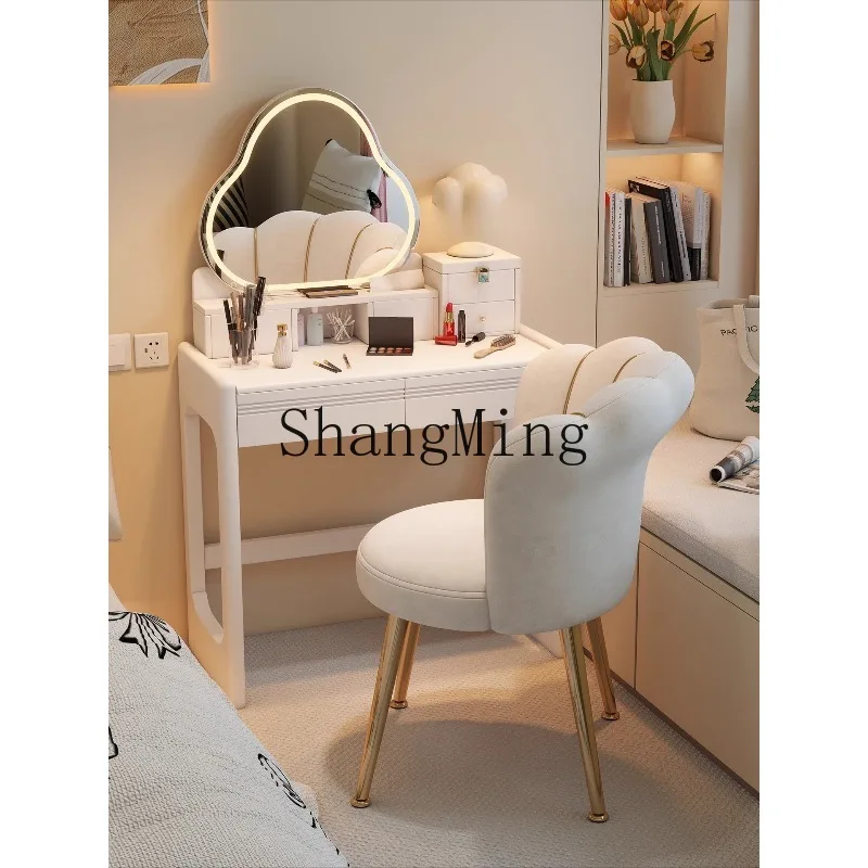 

ZHB makeup home dressing stool girls bedroom dressing table chair simple petal manicure chair G