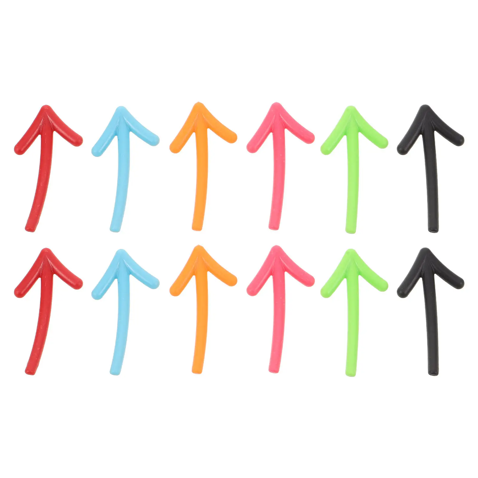 

12Pcs 3D Arrow Shape Magnets Colorful Magnetic Fridge Sticker Memo Board Magnets for Office Classroom Home Organization