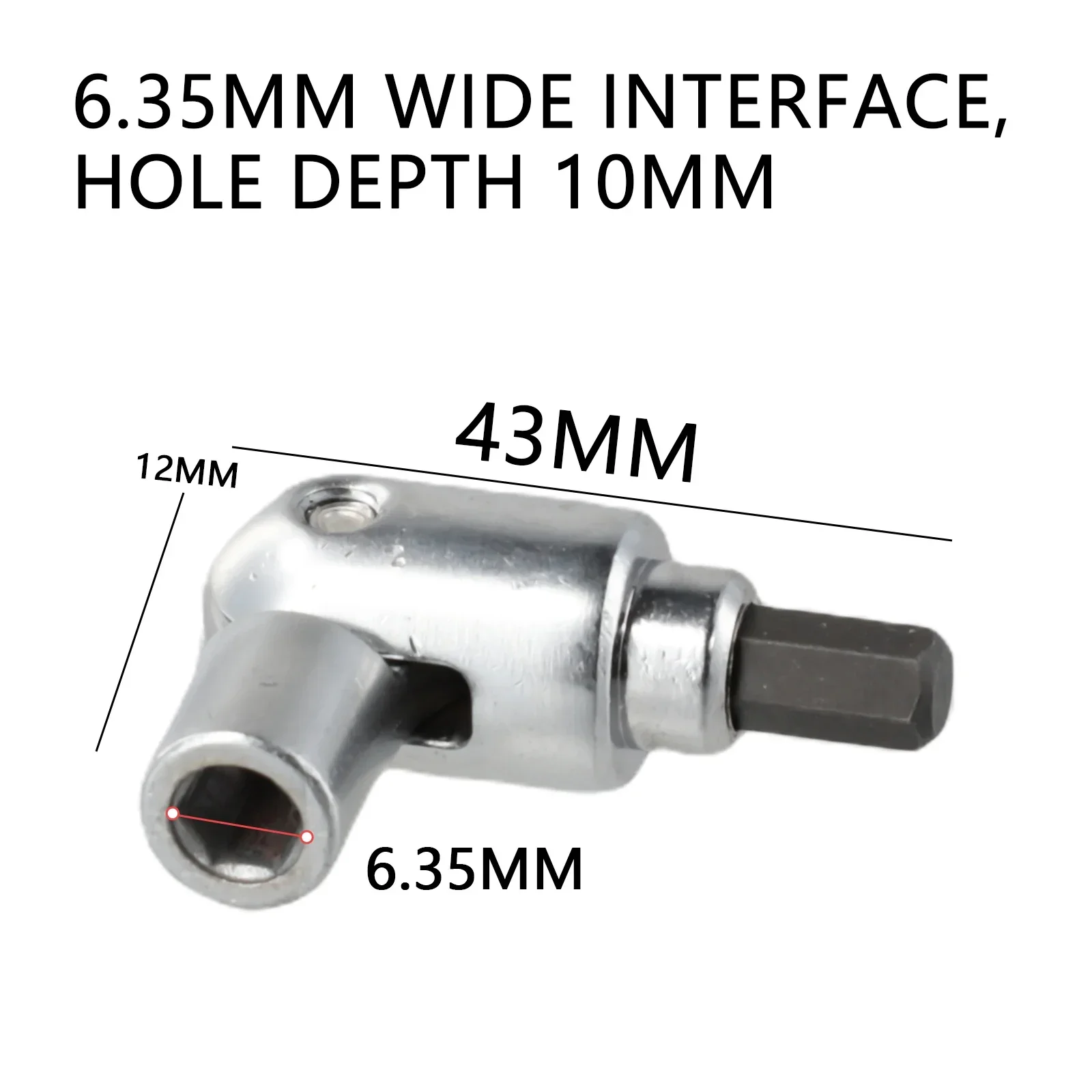 Imagem -04 - Rotação Elétrica Broca Chave de Fenda Hexagonal Manual Power Tool Acessórios Corner Turning Device 180 Graus