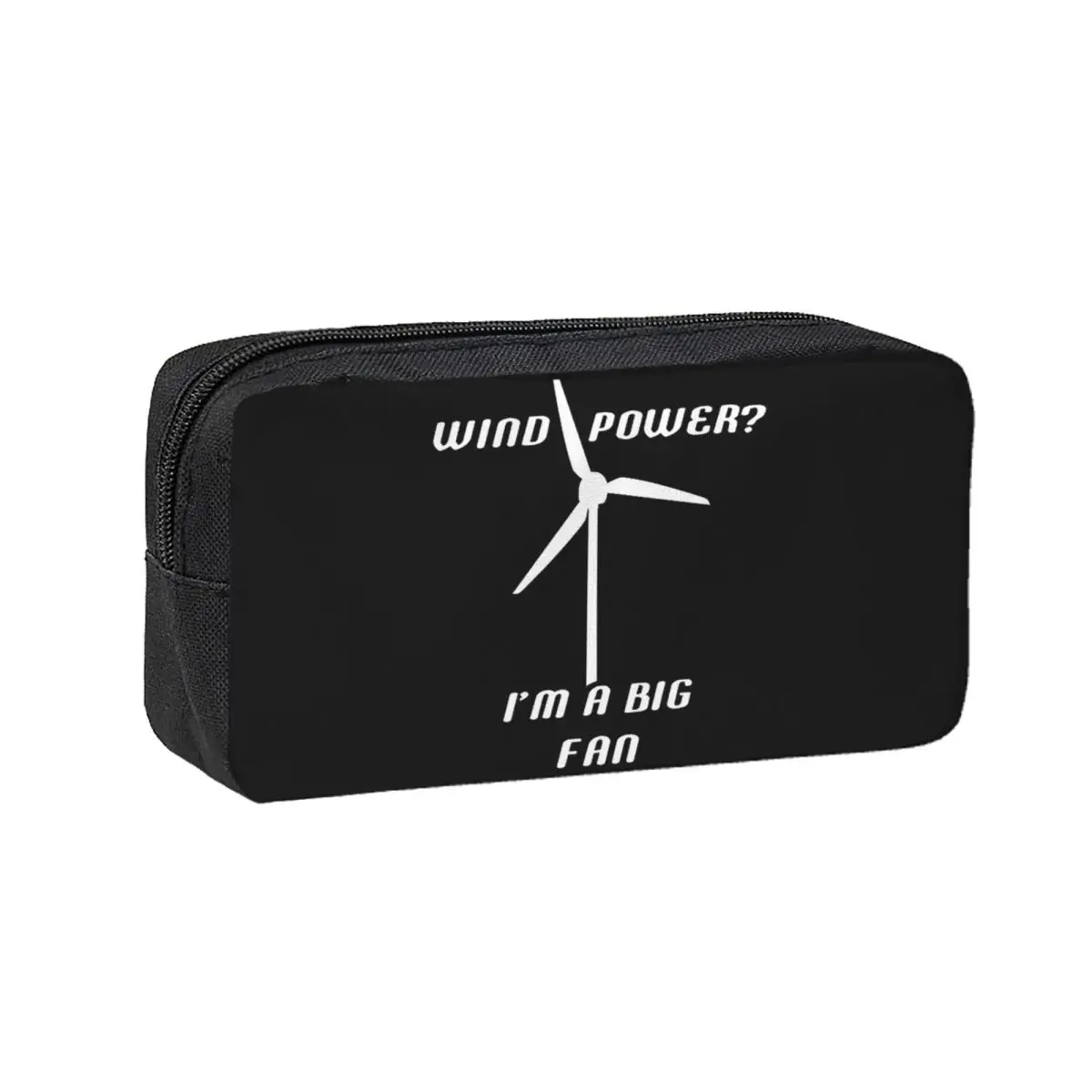Wind Power I'm A Big Fan - Wind Generator Pencil Cases Students Gifts Pen Box Pencil Bag Big Capacity Pencil Pouch Pen Holder