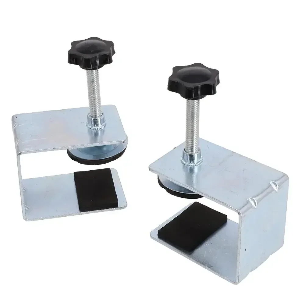 

High Quality Brand New Home Clamps Hand Tools Jig Cabinet Tools 2pcs Adjustable Clamps Drawer Front Installation Mounting Clips