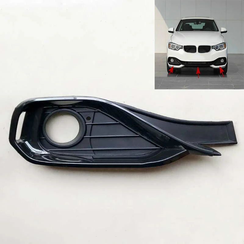 Auto Front Bumper Fog Light Grille Grill Cover For BMW 4 SERIES F32 F33 F36 2013 2014 2015 2016 51117294834 51117294833