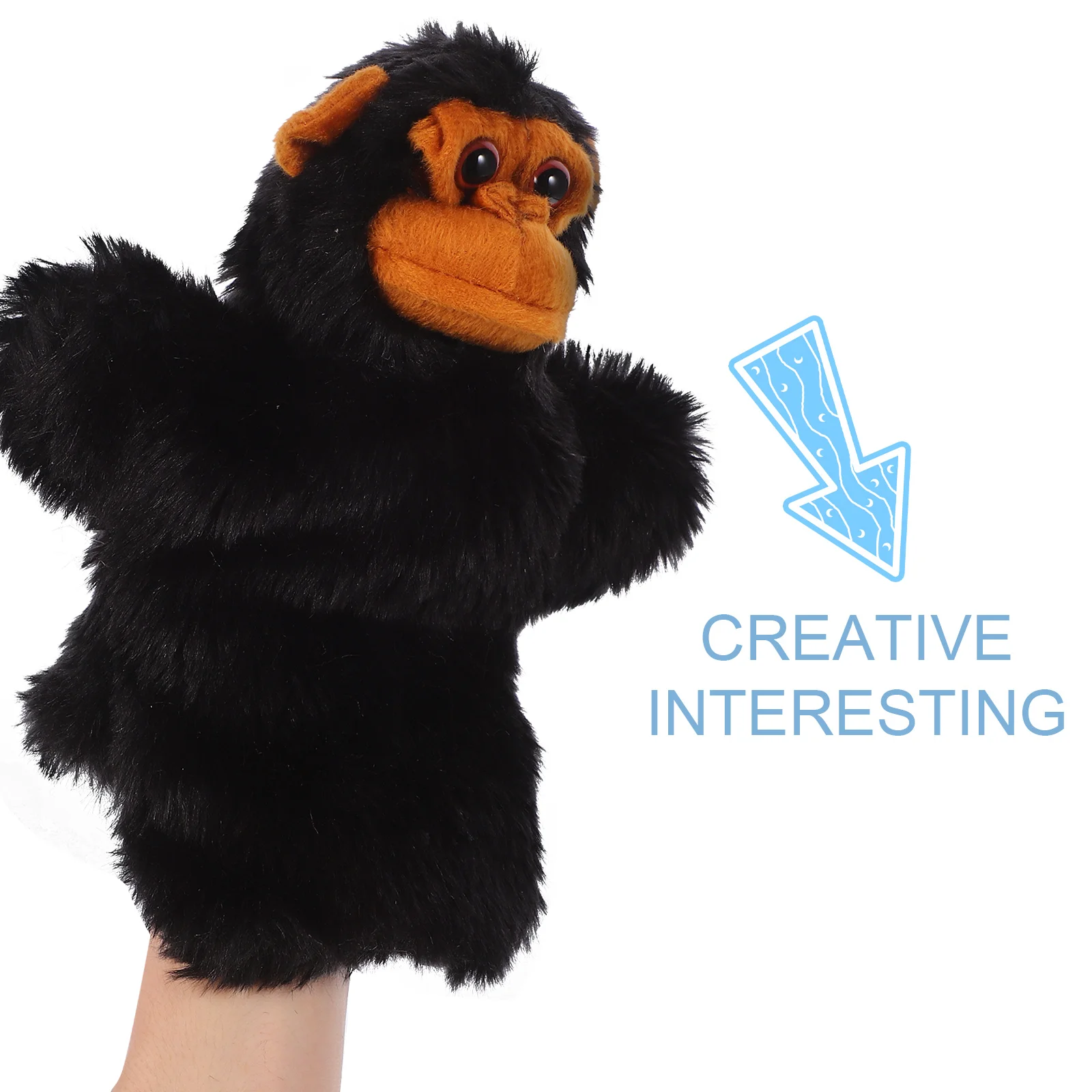 Orangutan Animal Hand Puppet Puppets for Babies The Marionettes Cartoon Kids Plush Cotton Story Telling Child Toys