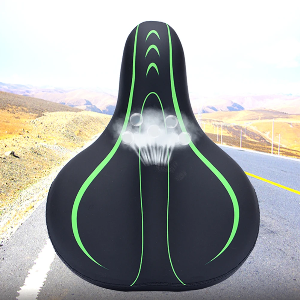 

1pc High Elastic Bike Seat Cushion for Road Mountain Bikes Ergonomic Shock Absorber Saddle Comfortable Fits Standard Post