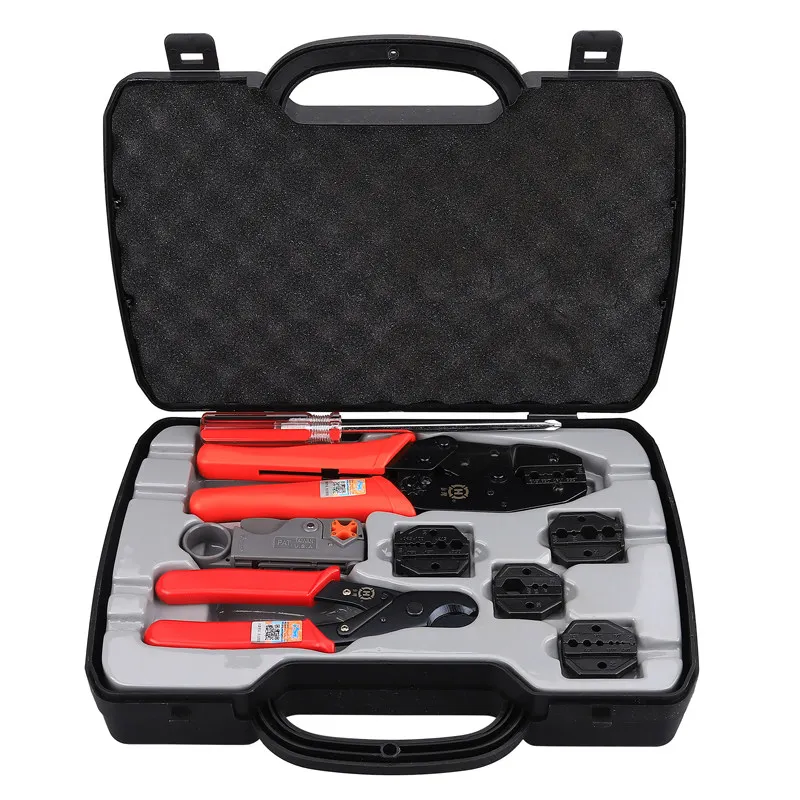 HT-330K Network Set Combination Tool, Replaceable Indenter Pressing Tool
