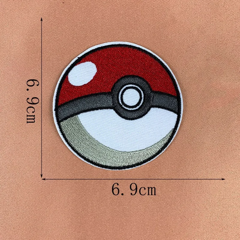 HOT 40 Style Snorlax Aufbügelbare Patches, Gestickte Kleideraufnäher, Cartoon-Aufnäher für Kinderkleidung, Umbreon Stoffaufkleber, Kleiderapplikationen