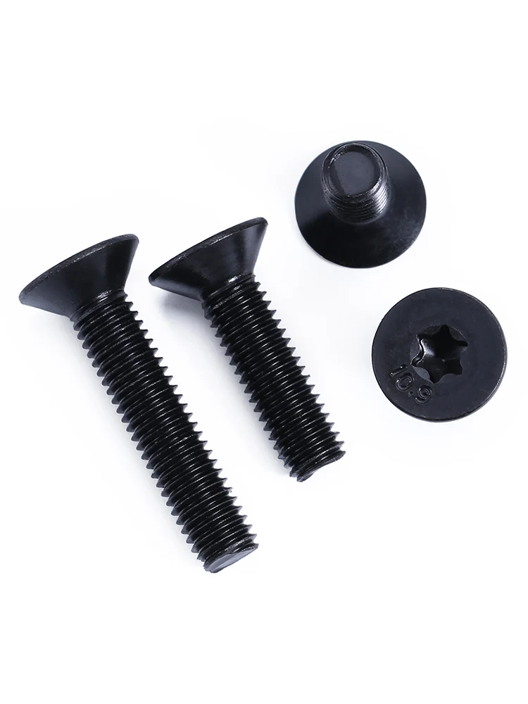 Weiyi M3 M4 M5 M6 M8 M10 Schwarz Legierungsstahl Klasse 10.9 GB2673 Sechsrundschraube Sechsrund-Torx-Senkkopfschraube – Detail 3