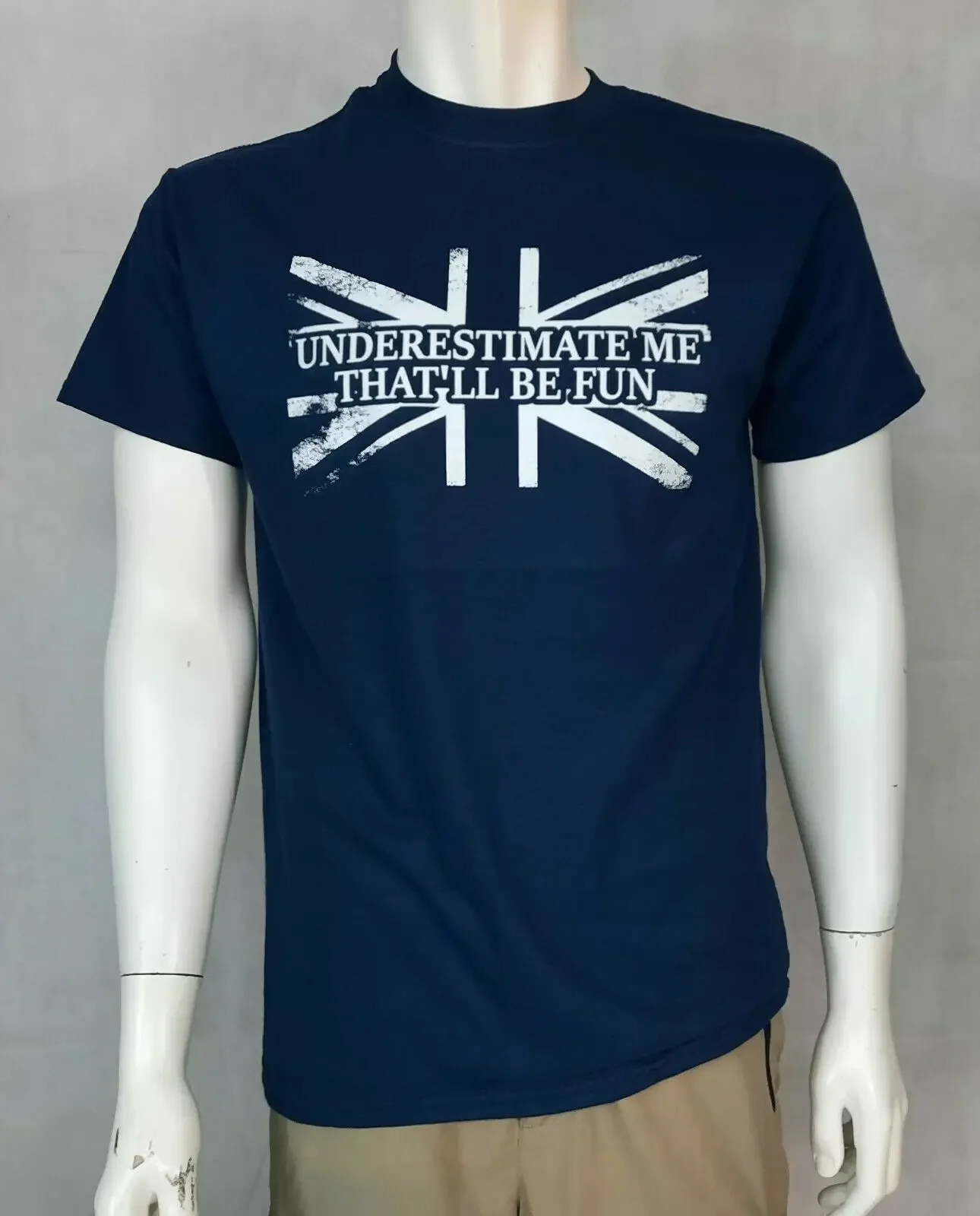 UNDERESTIMATE ME Exclusive Printed T-Shirt Army Military Tactical Naval  tshirt Loose Casual T-shirt New S-3XL
