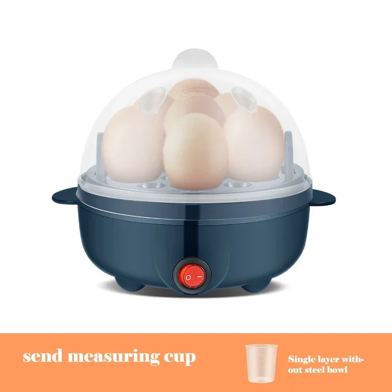 New Small Egg Cooker 1-14 Heating Plate Household Steamed Egg Custard Boiled Egg Breakfast Machine