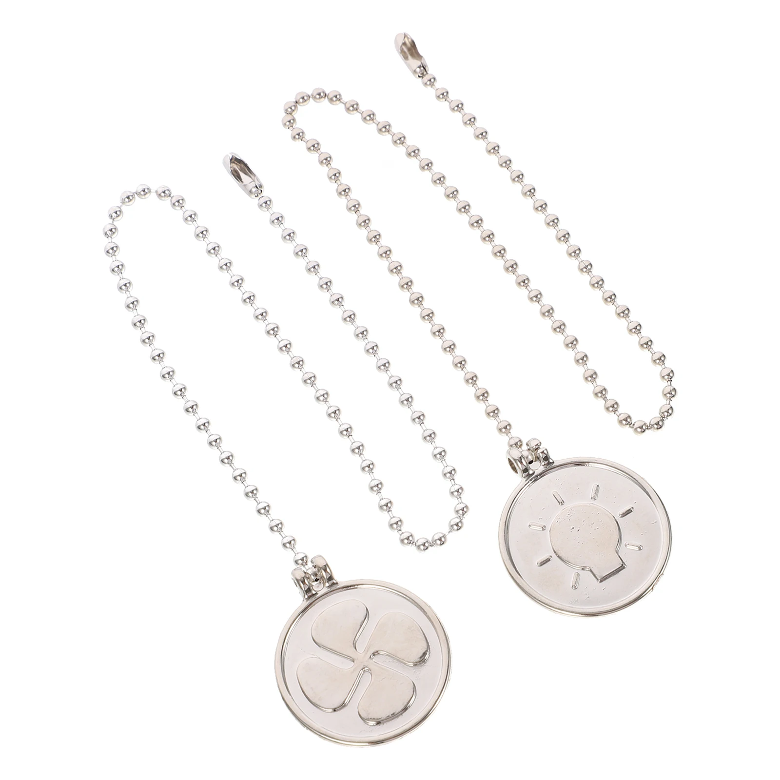 

Ceiling Fan Pull Chain Metal Extension Chains for Fans Lights Silver Hanging Pendant Lighting Accessories Bedroom Living