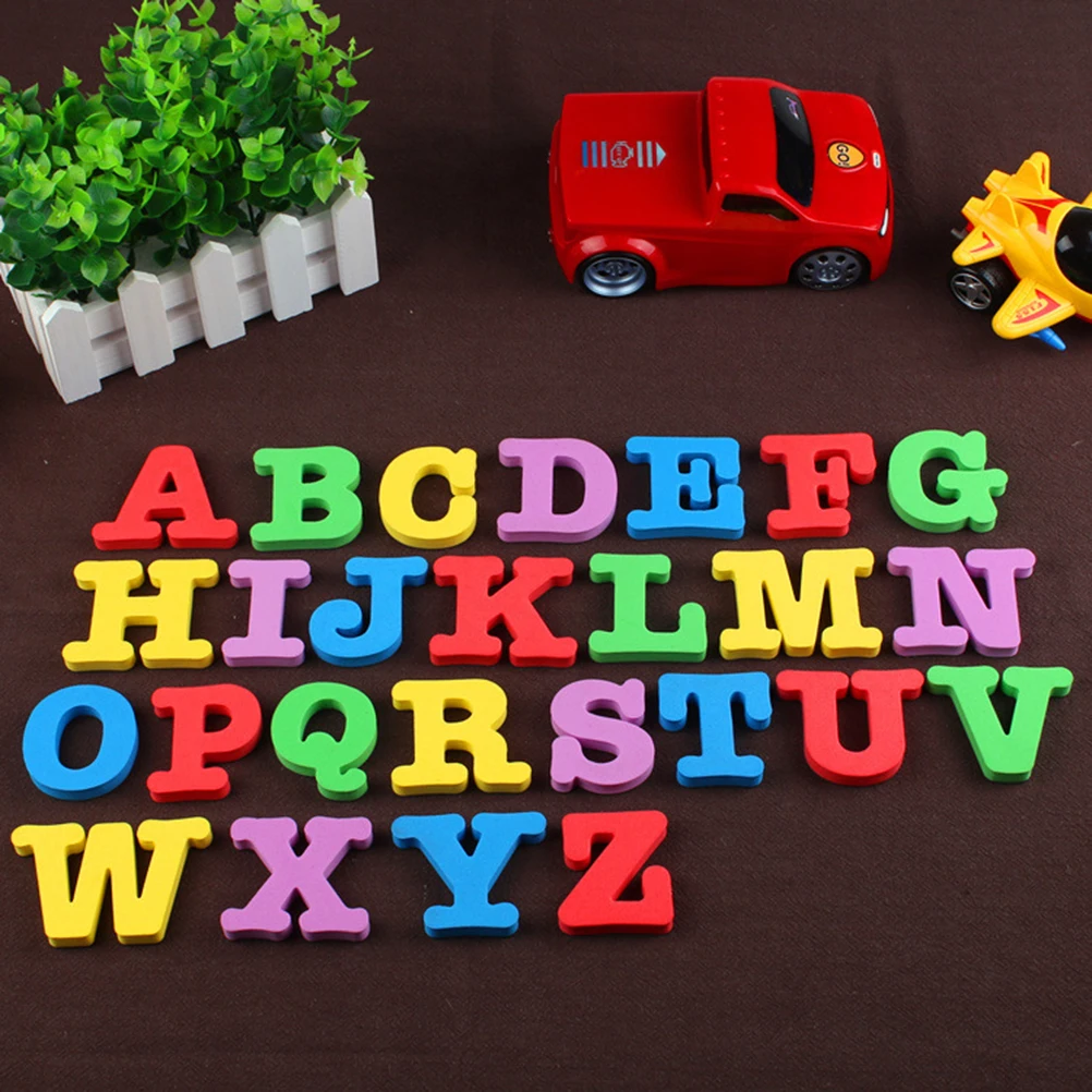 

26 PC Magnetic English Letters Whiteboard Refrigerator Stickers for Early Education Kid Fridge