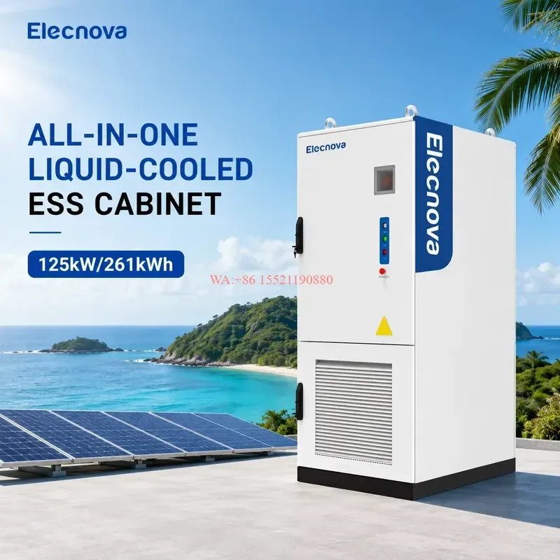 WMWMNU for ECO-E261LP-2A 125kW 261kWh All-in-one Liquid-cooled ESS Cabinet 400V LFP 314Ah Commercial Energy Storage System
