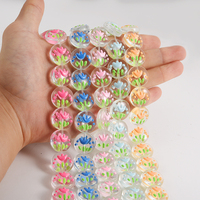 7Pcs Enamel Flower Acrylic Loose Spacer Beads Versatile Fashio For Jewelry Making DIY Necklace Bracelet Accessories Supplies