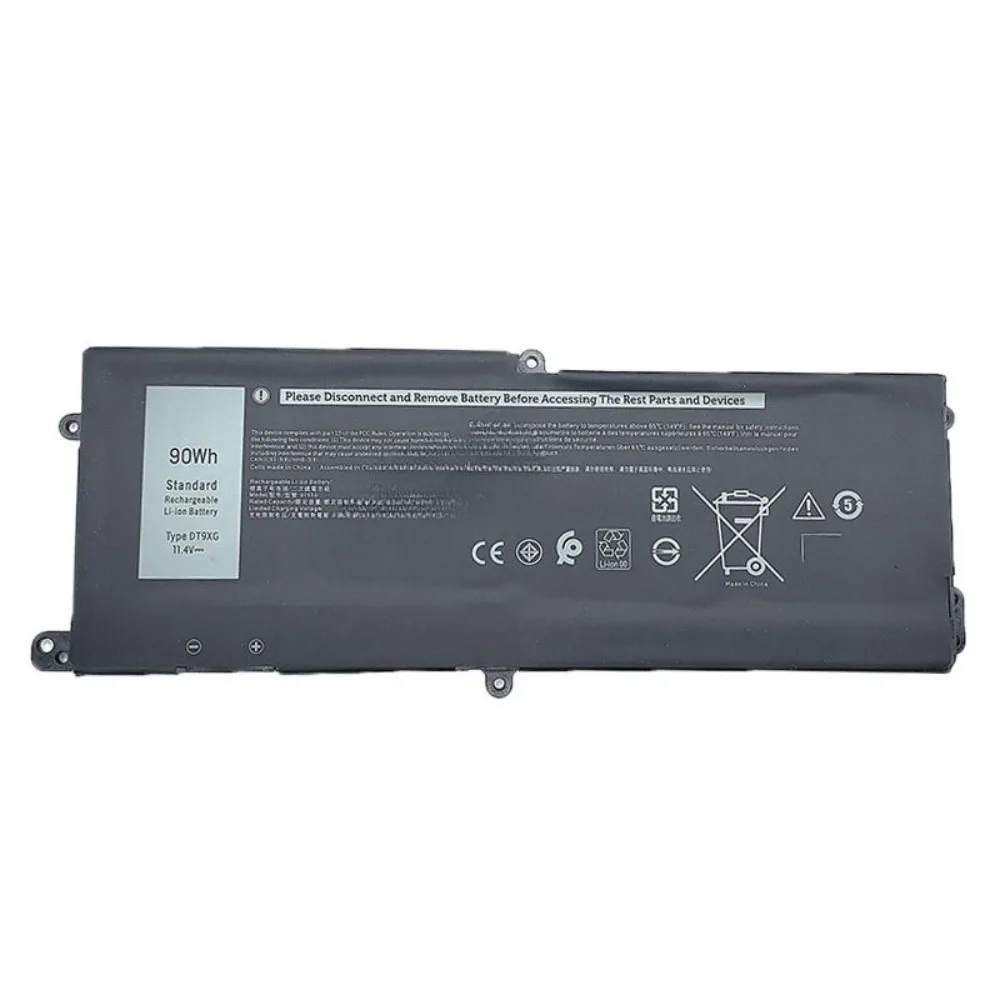 11.4V 7500mAh Li-ion Replacement Laptop Battery P38E DT9XG ALWA51M for Alienware Area-51M R1 R2 Notebook Battery Pack Safe Stabl