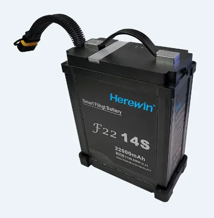 Herewin 51.8V 14S 22000mAh 20C 1139.6WH Lithium Polymer Rechargeable Battery Lipo Battery for Agriculture