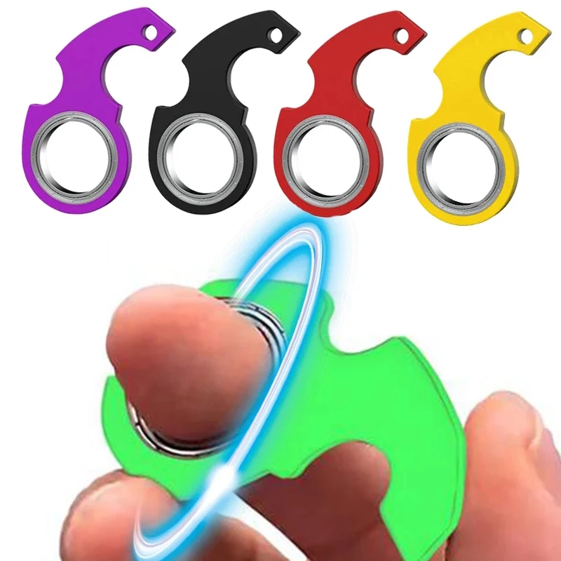 Porte-clés créatif Spinner Toys pour adultes et enfants, gadgets EDC, grande urgence, cadeaux Fidget, TDAH, ms, anlande, instituts, articles, 5 pièces