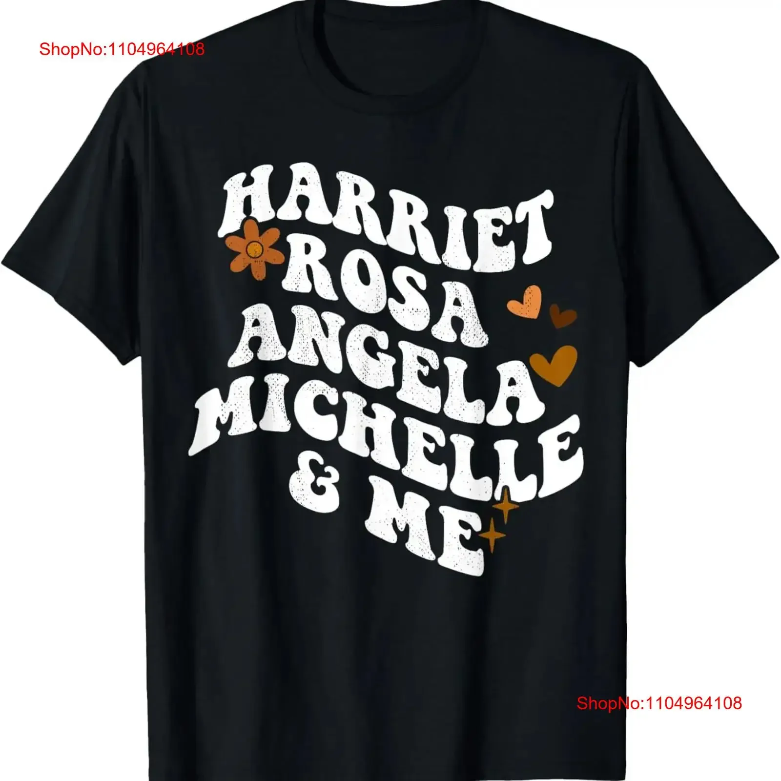 

Retro Groovy Melanin Pride Harriet Rosa Angela Michelle Me T Shirt vintage Washed Versatile designer clothes