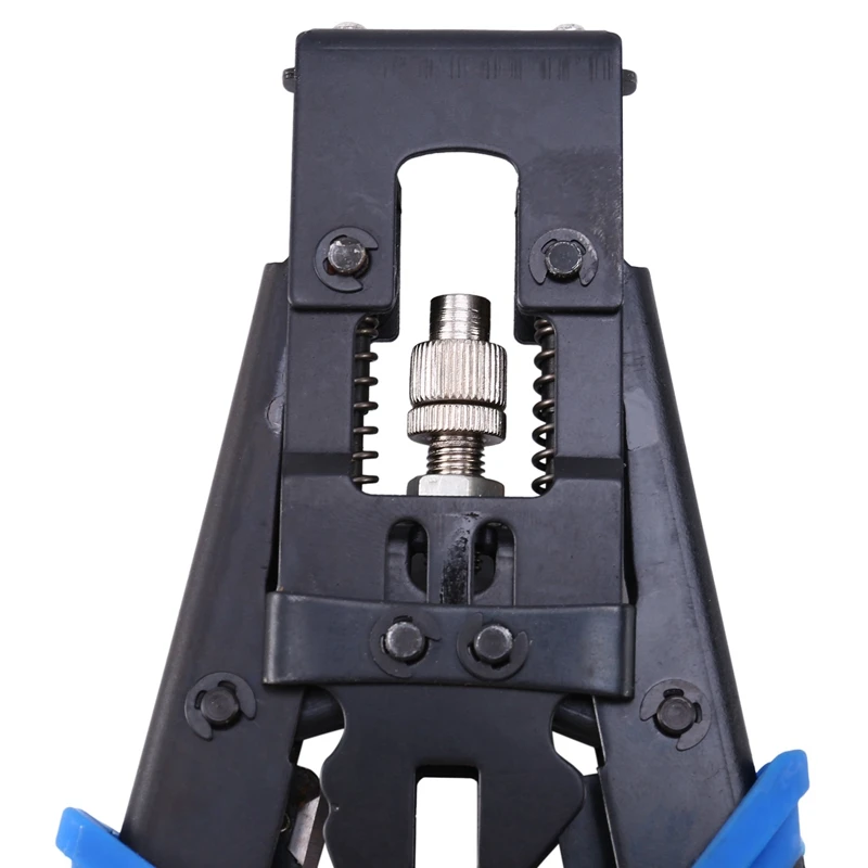 2Pc Durable Coax Compression Crimper Tool BNC/RCA/F Crimp Connector RG59/58/6 Cable Wire Cutter Crimping Plier