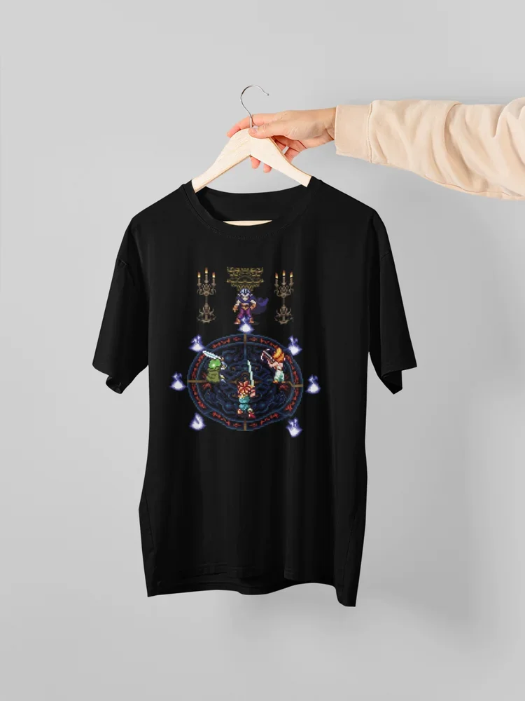 Chrono Trigger Magus Battle Premium Unisex T-shirt | Gifts for JRPG Gamers image 4