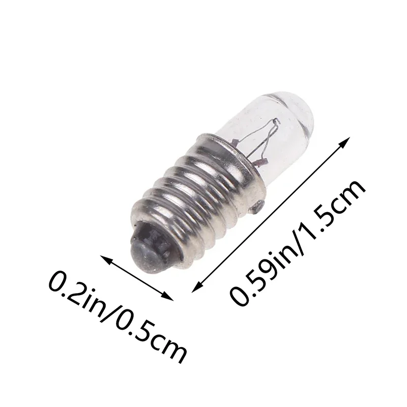 10 قطعة/الوحدة مؤشر صغير ضوء لمبة E5 المسمار الفم مصغرة ضوء المصباح الكهربي 6.3 فولت 12 فولت 24 فولت 0.1A لمبة صغيرة مصباح إشارة حبة #5