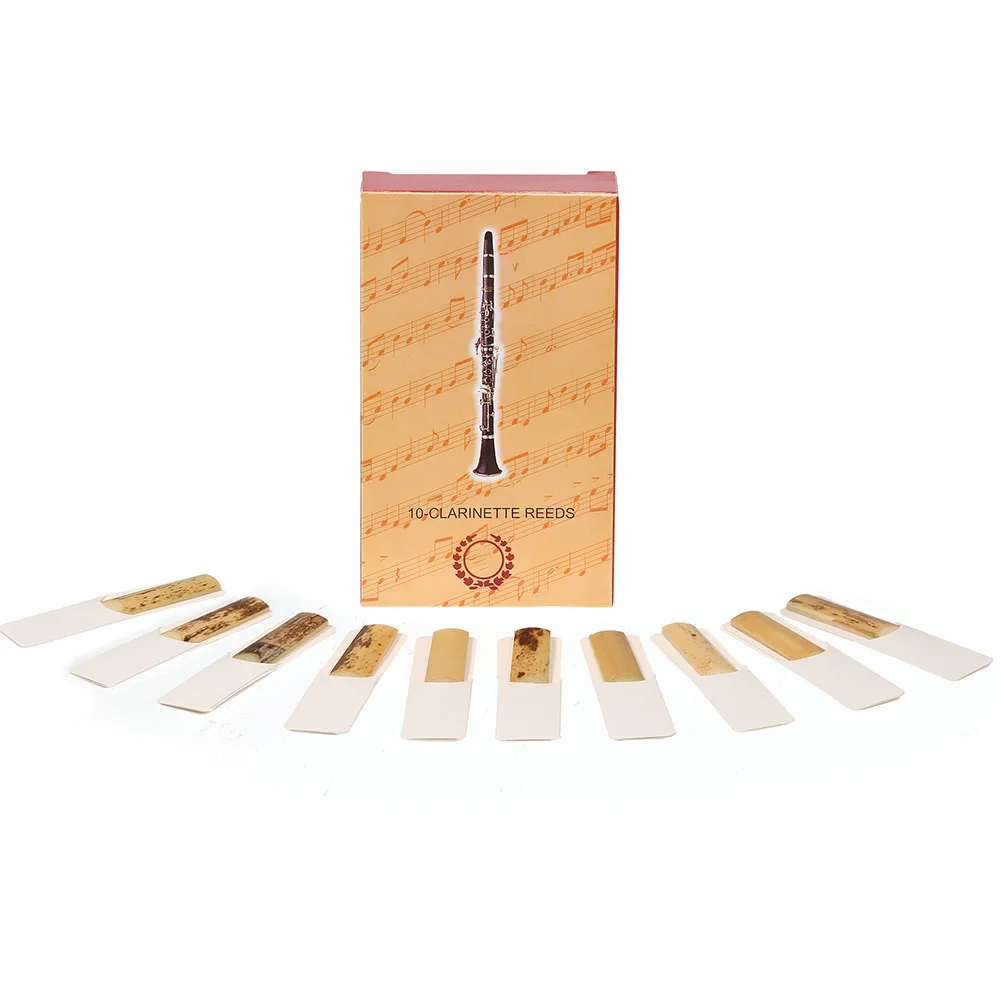 Premium Clarinet Reeds  10 PCS Strength 2 5  Long Lasting Performance  Ideal for Both Beginner and Experienced Clarinetists