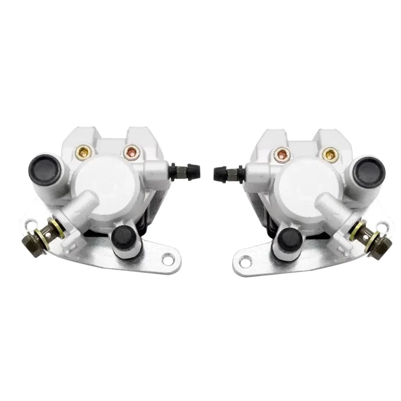 A85E-2Pc Motorcycle ATV Front L+R Brake Caliper For Yamaha ATV Quad Banshee Kodiak Grizzly YFM350 YFM400 YFM450 Raptor YFM660