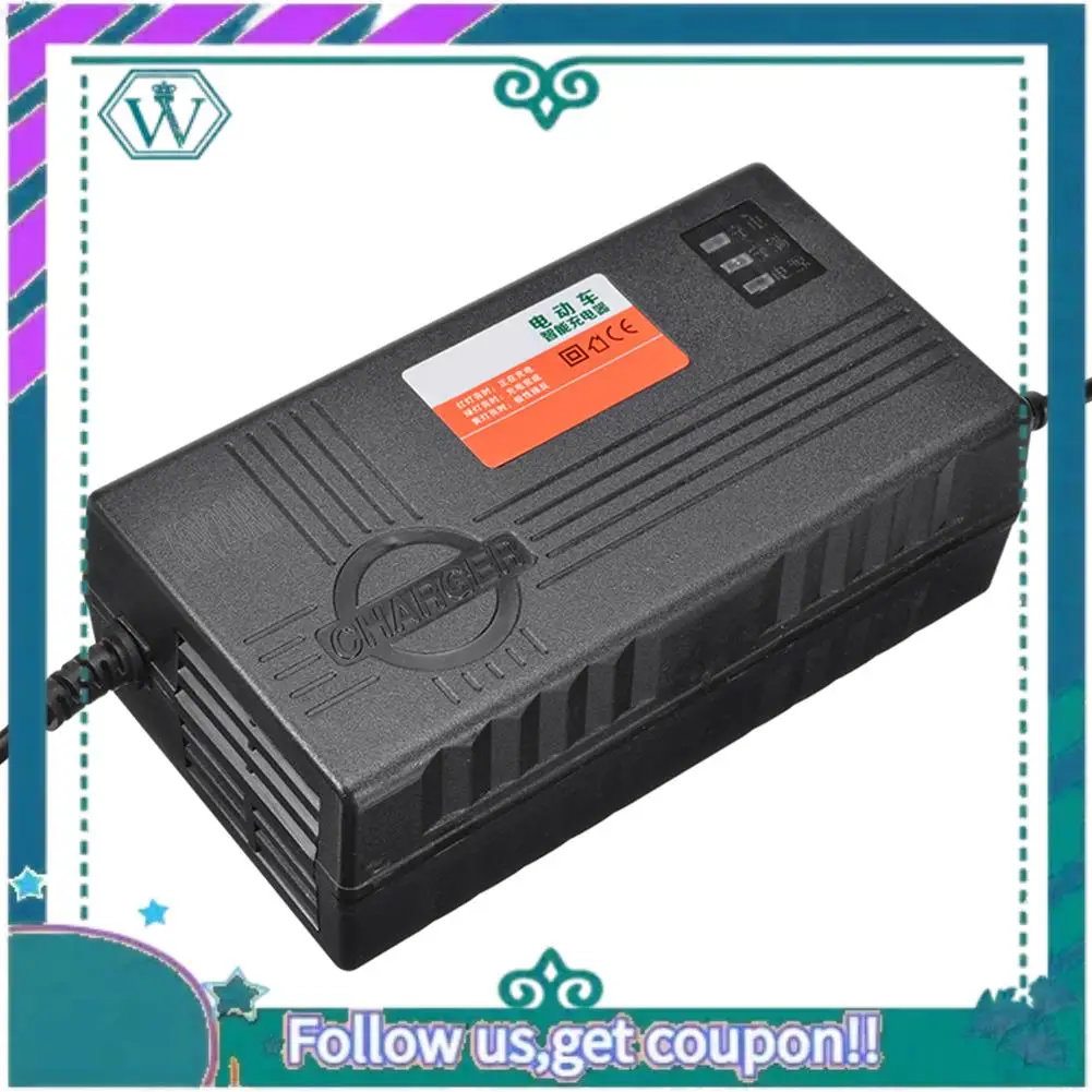 

AA92-60V 20AH Motorcycle Battery Charger 6 LED Display For Scooter Wheel Lead Acid Battery Electric Bicycle Accessories