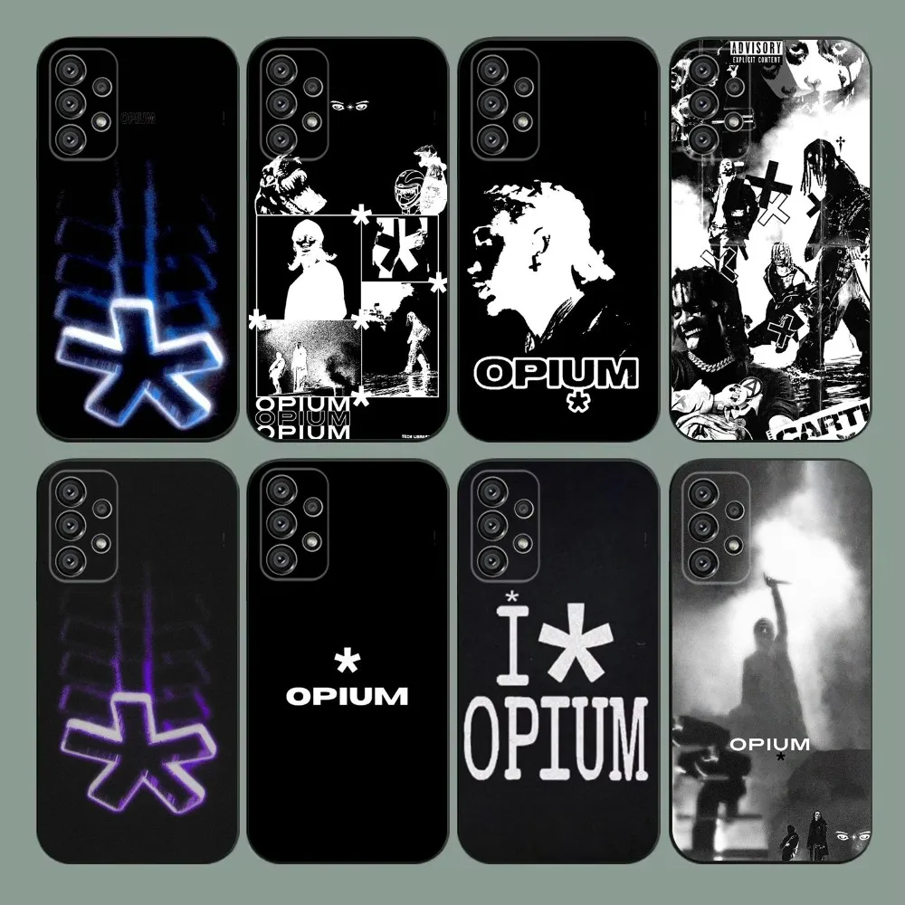 O-Opium Rap  Phone Case For Samsung Galaxy A20,A21s,A22,A31,A32,A52,A53,A72,73,A80,A91 Soft Black Cover