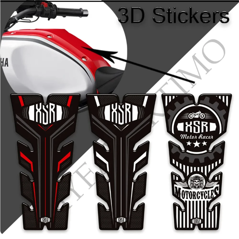 2016 2017 2018 2019 2020 2021 2022 2023 Motorcycle For Yamaha XSR900 XSR 900 Gas Fuel Oil Kit Knee Tank Protector Pad Grips