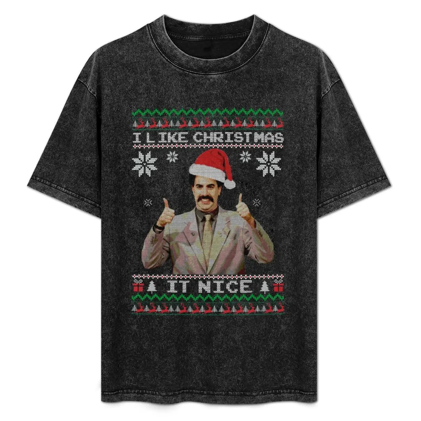 

Borat- funny christmas Tshirt T-Shirt summer top funny gifts custom shirt clothes t shirts for men cotton