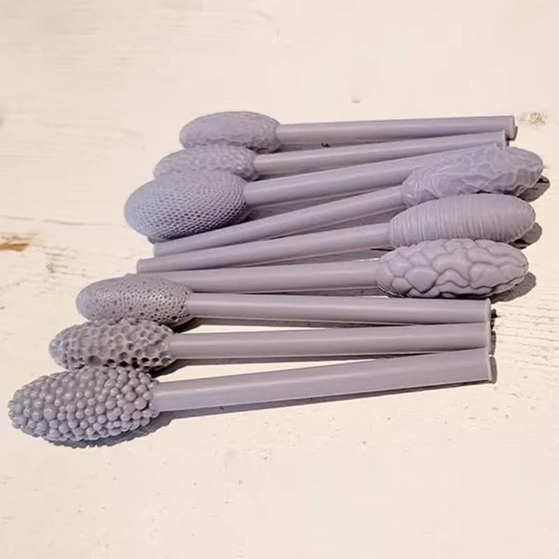 Texture Tool Sets For Clay Art 9pcs, Clay Modeling Pattern Rollers Kit, Clay Texture Rolling Emboss Plaids Hand Rollers