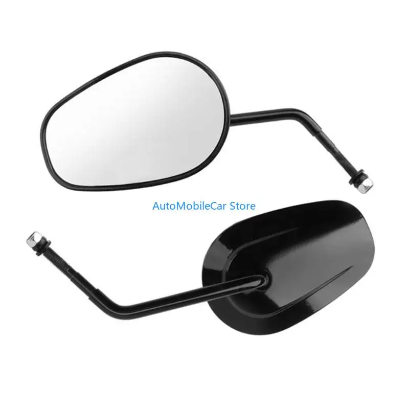G8TE Black 8mm Rear View Glass Fairing Inner Mount Rearview Side Glass for Davidson 1982-2023 Road FLTRX