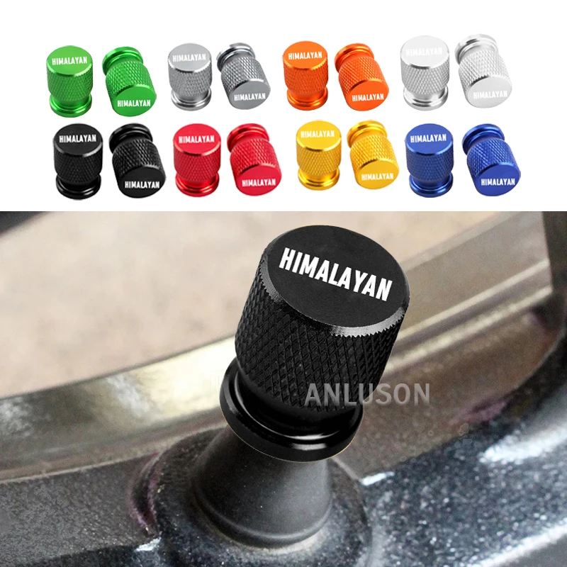 2PCS Motorcycle Tire Valve Air Port Stem Cover Cap Plug CNC Accessories or Himalayan450 Himalayan452 Himalayan 450 452 Scram411