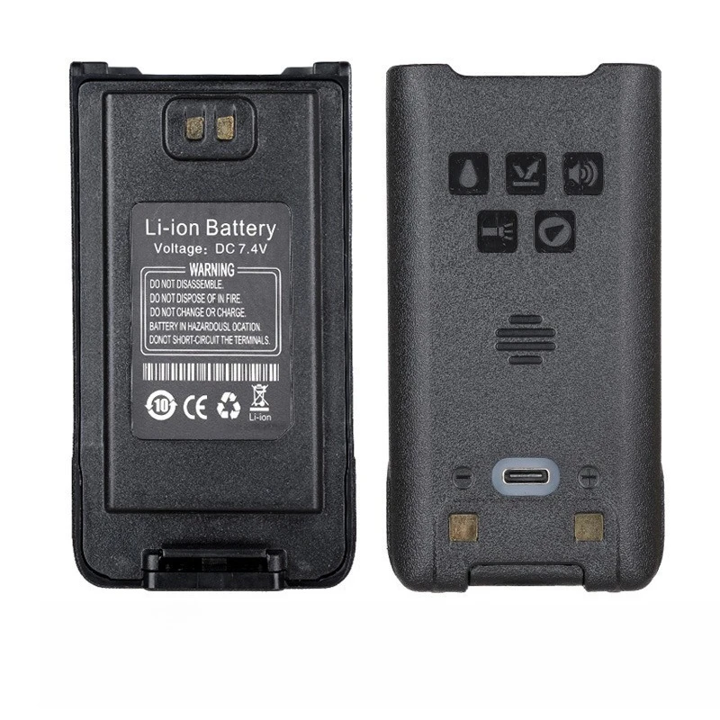 For Baofeng UV-9R Walkie-talkie Is Applicable UV-9Rplus/9RPRO/AMG/ERA Lithium Battery with Typec Interface