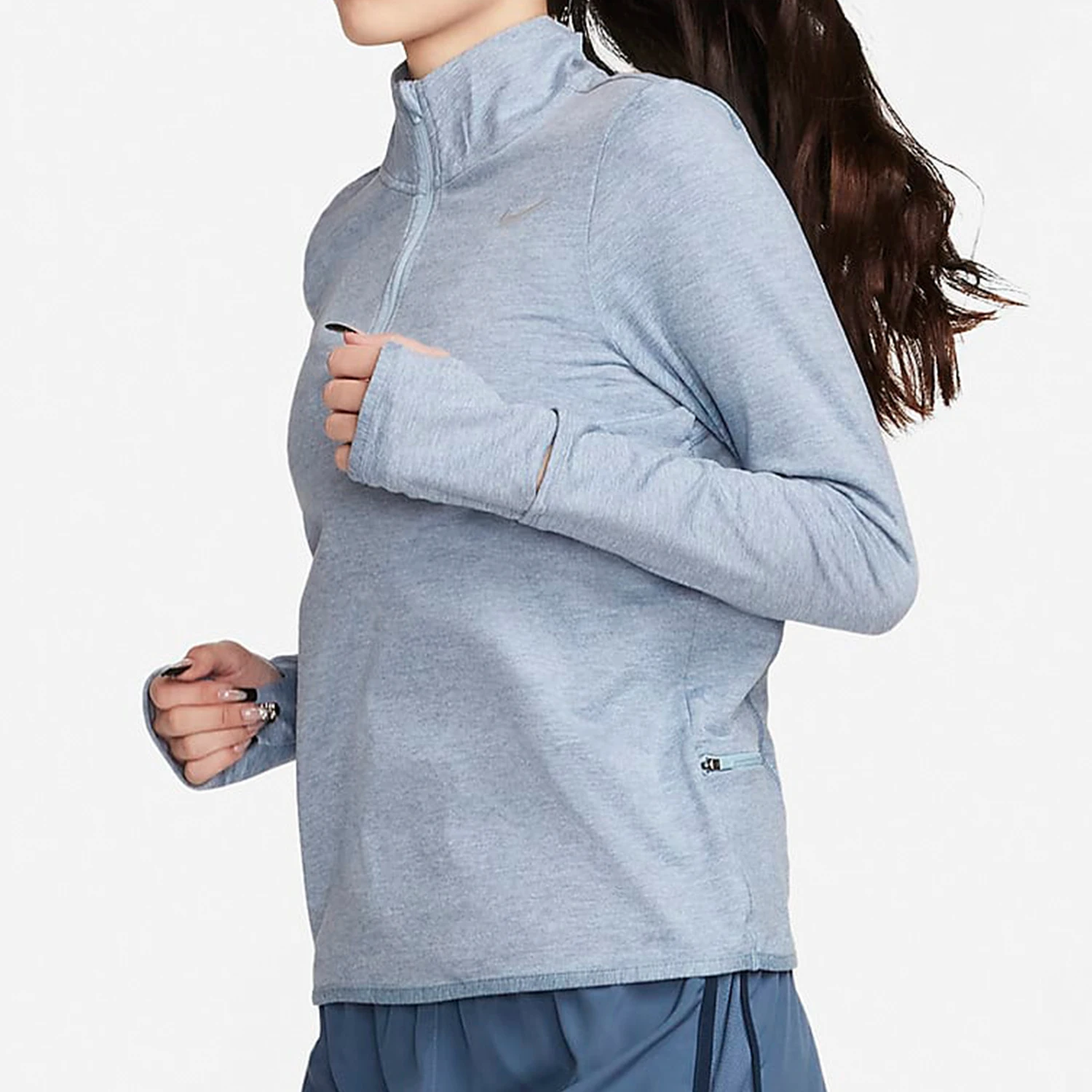 Nike genuine 2023 New Women's Half-zip Running Top FB4317-440