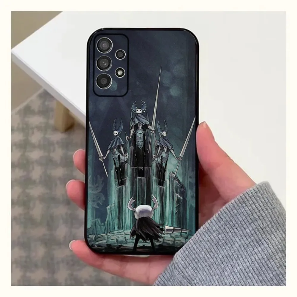 Game H-Hollow K-Knight Phone Case For Samsung Galaxy A13,A21s,A22,A31,A32,A52,A53,A71,A80,A91 Soft Black Cover