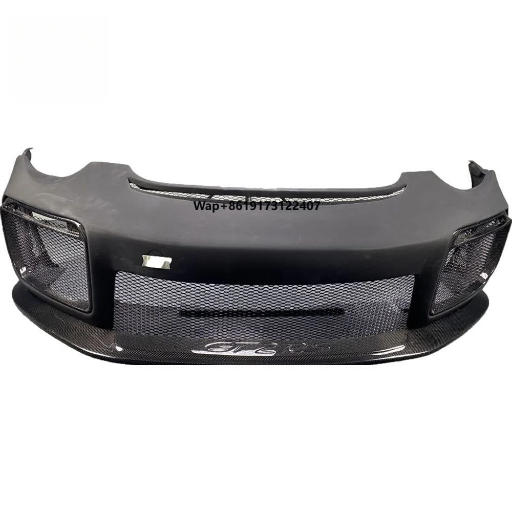 For  997 911 Bumper Body Kit Front Lip Carbon Fibre GT2 Style 997 991 Front bar Front Bumper