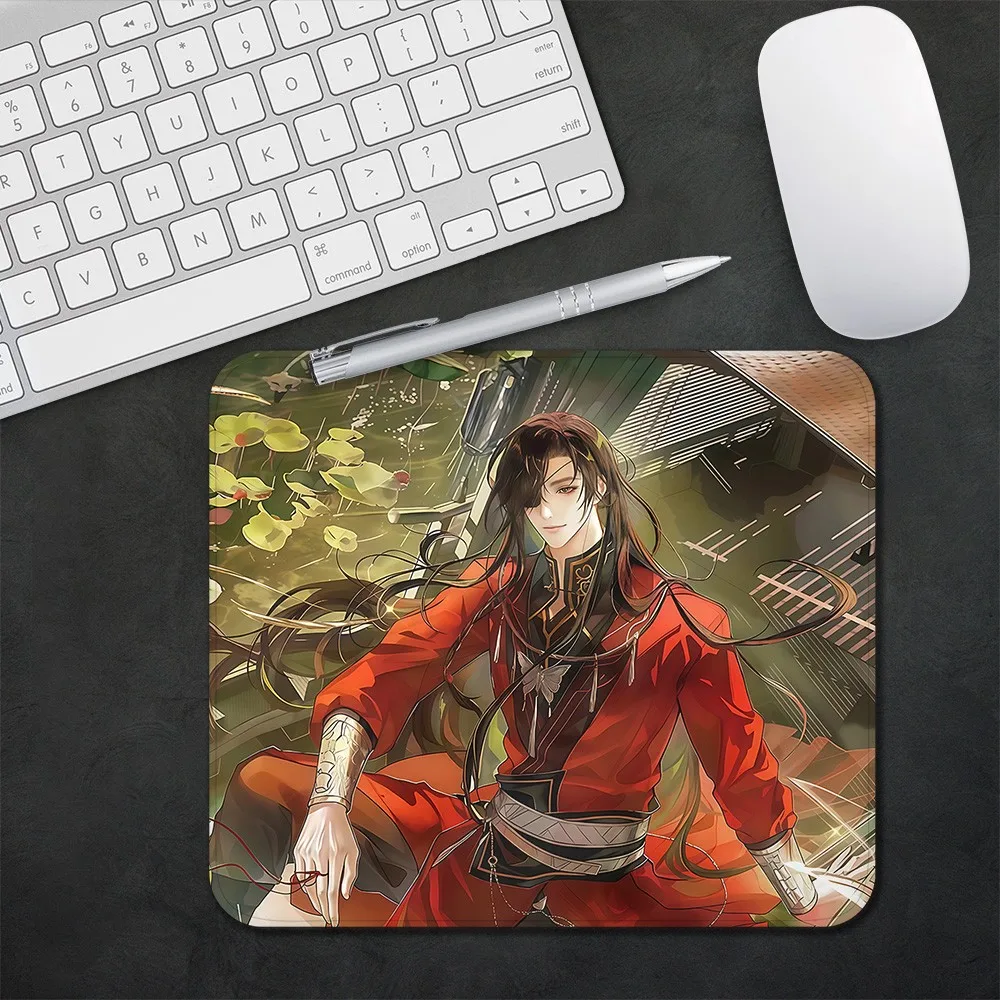 Anime TGCF H-Hualians HD Printing Computer Gamers Locking Edge Non-slip Mouse Pad 25x30CM
