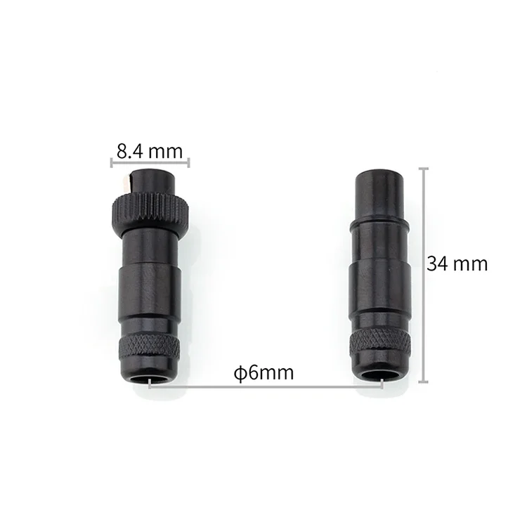 Mini XLR 3/4Pin męska wtyczka żeńska XLR złącze mikrofonu audio MIC do lutowania kabli prosty adapter monitor wtyczka zasilania TA4F