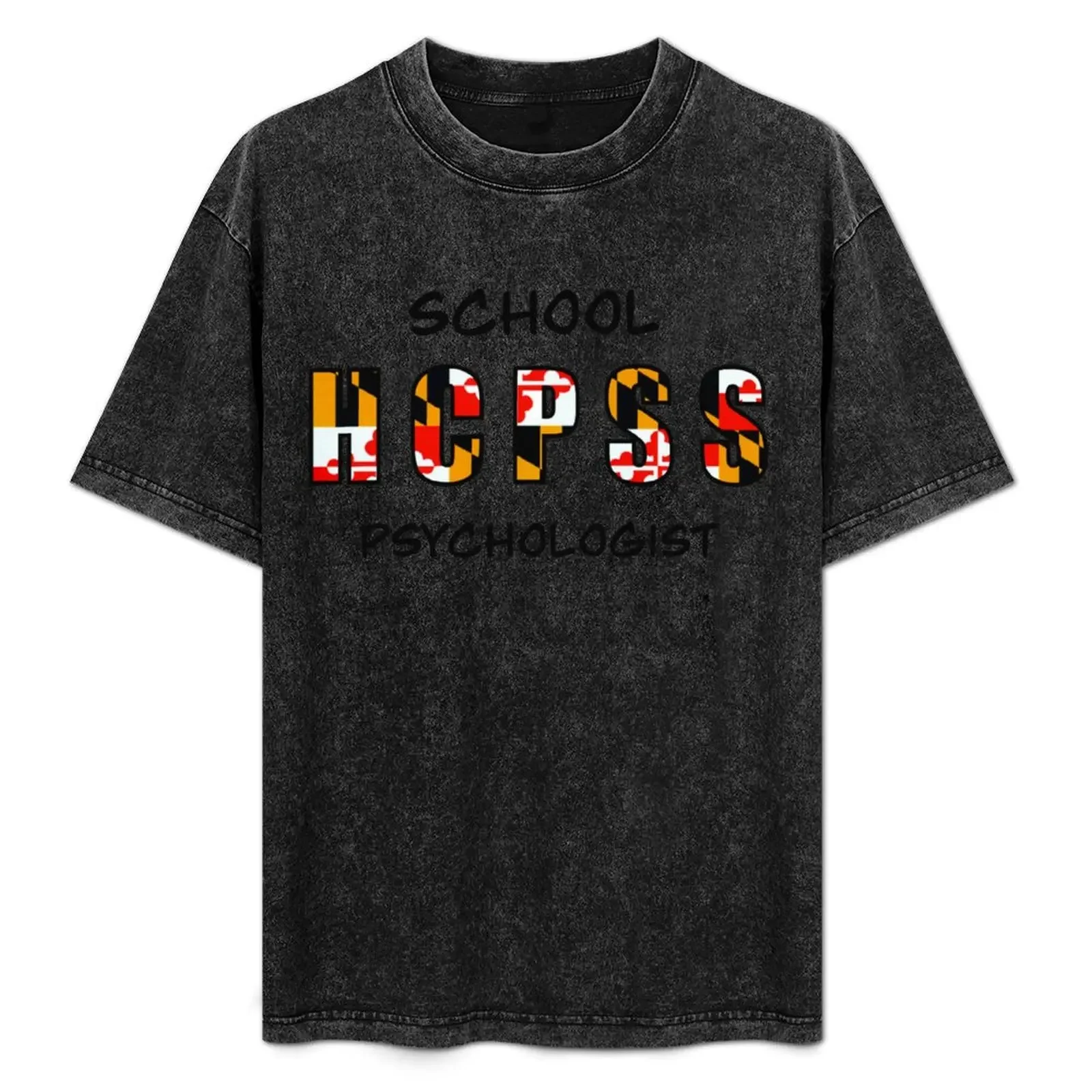 

HCPSS School Psych T-Shirt blanks graphics sports fans Men's t-shirts