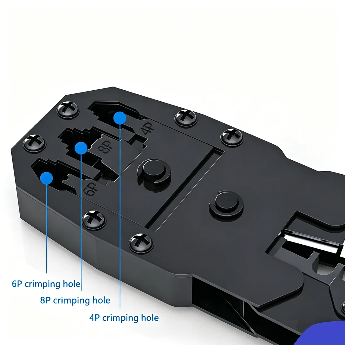 

50pcs RJ45 RJ11 RJ12 Network Cable Crimping Tool Cutter Plier Stripper