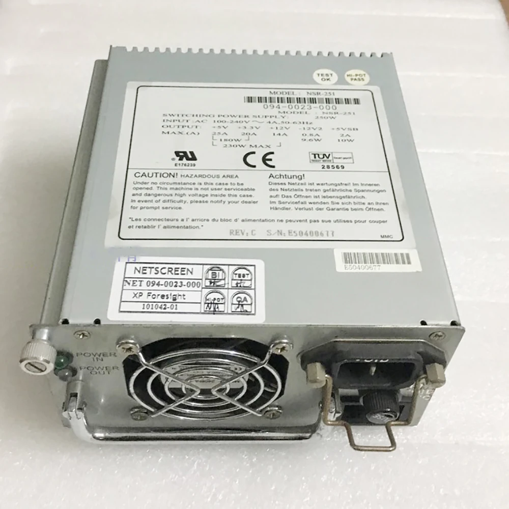 

NSR-251 250 Вт NS-500 094-0023-000 Импульсный источник питания Высокое качество работает отлично, быстрая доставка