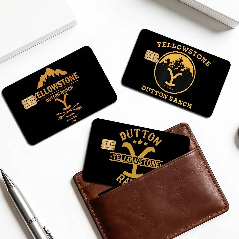 Yellowstone TV Show Game Anime Sticker Film Skin Cover Case for Small Large No Chip Debit Credit Card Front Side